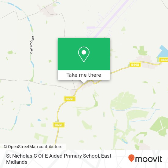 St Nicholas C Of E Aided Primary School map