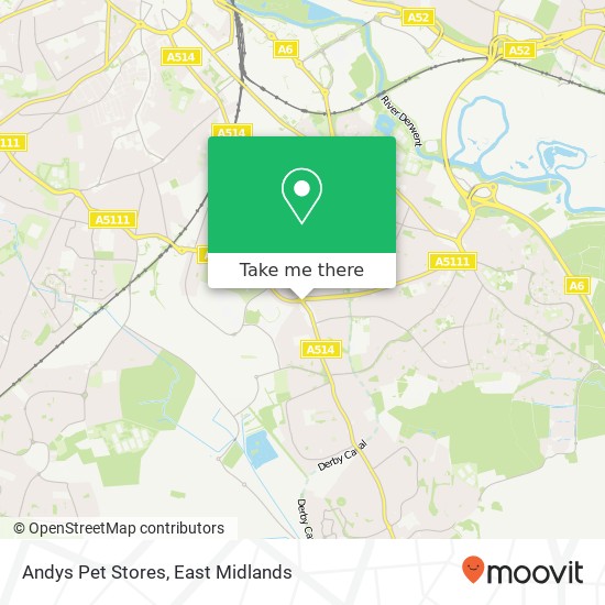 Andys Pet Stores map
