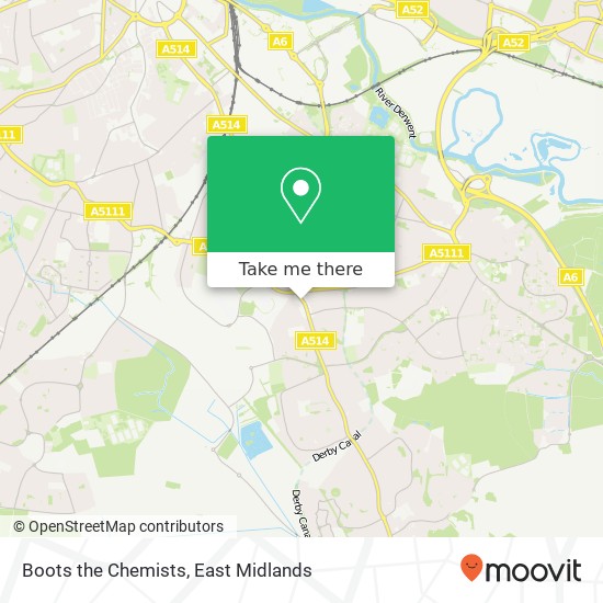 Boots the Chemists map