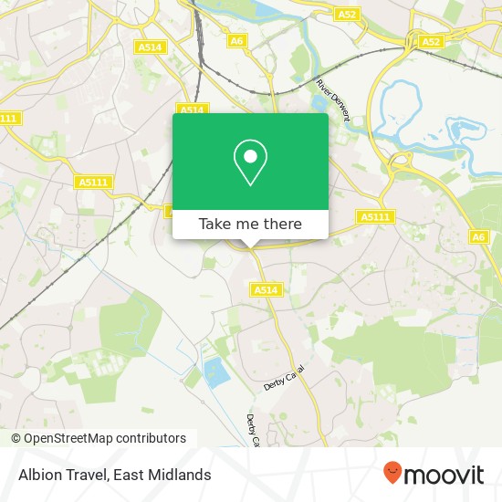 Albion Travel map