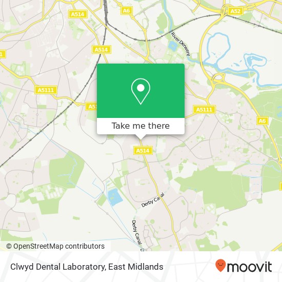 Clwyd Dental Laboratory map