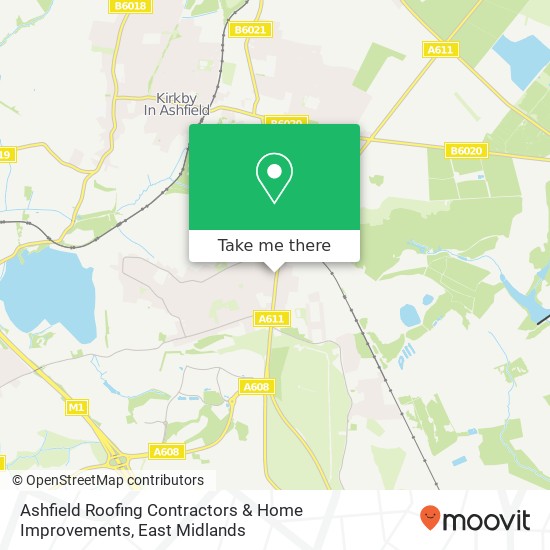 Ashfield Roofing Contractors & Home Improvements map