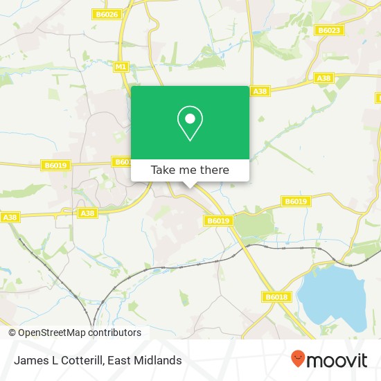 James L Cotterill map