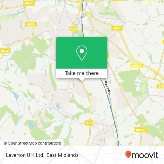 Leverton U K Ltd. map