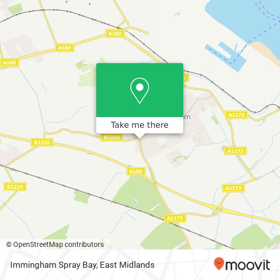 Immingham Spray Bay map