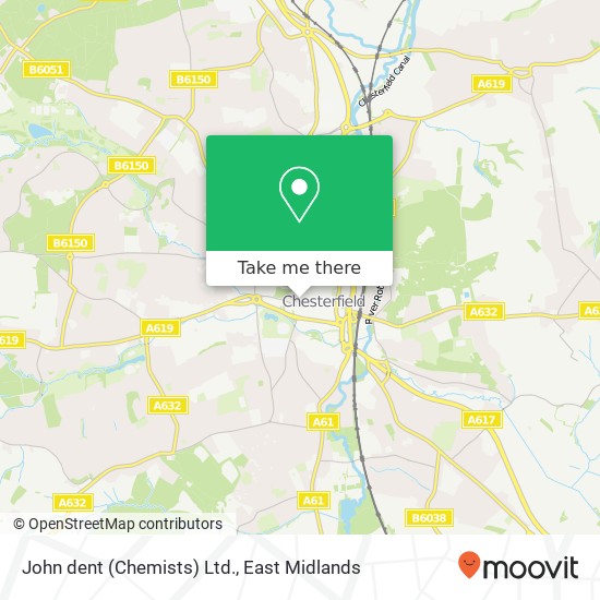 John dent (Chemists) Ltd. map