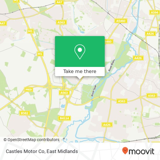 Castles Motor Co map