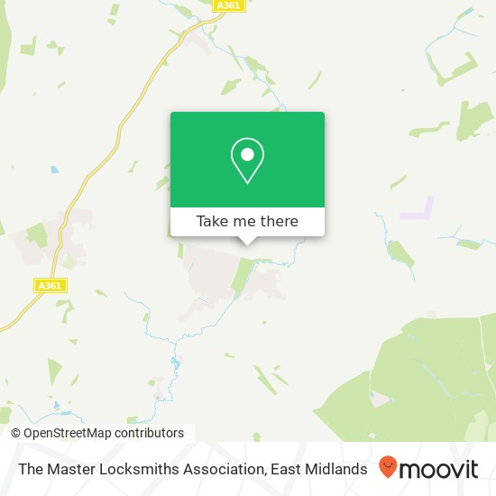 The Master Locksmiths Association map