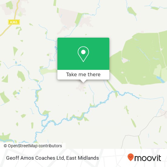 Geoff Amos Coaches Ltd map
