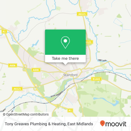 Tony Greaves Plumbing & Heating map