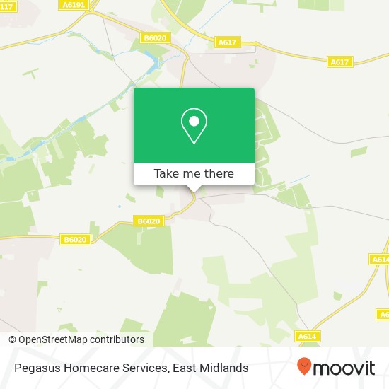 Pegasus Homecare Services map