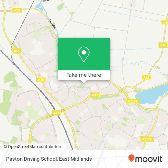 Paston Driving School map