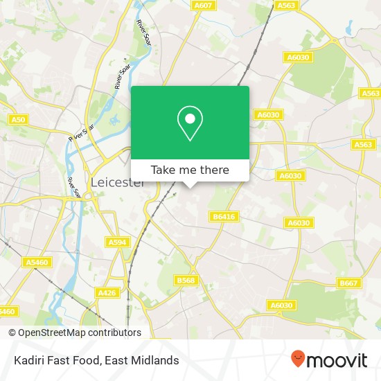 Kadiri Fast Food map