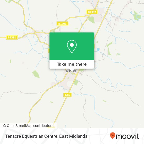 Tenacre Equestrian Centre map