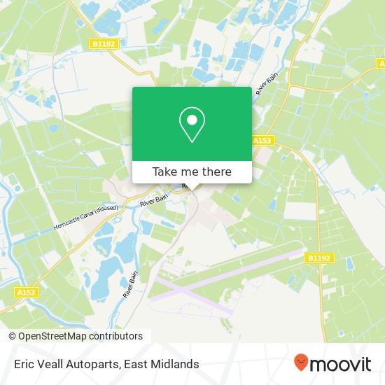 Eric Veall Autoparts map