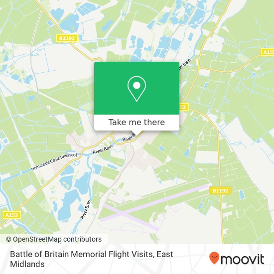 Battle of Britain Memorial Flight Visits map