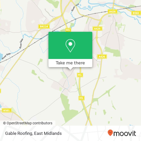 Gable Roofing map