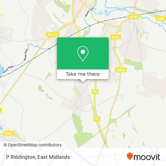 P Riddington map