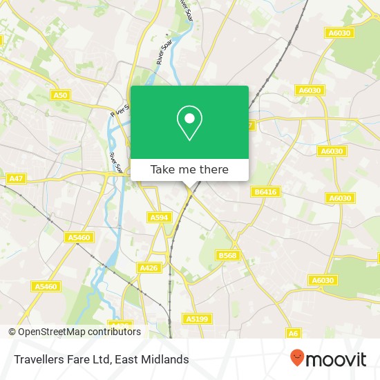 Travellers Fare Ltd map
