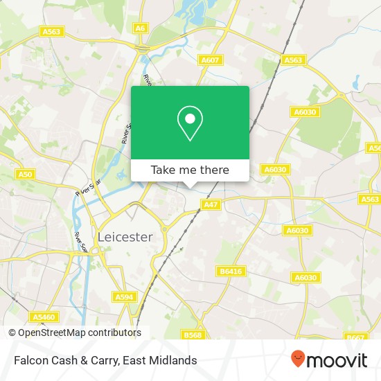 Falcon Cash & Carry map