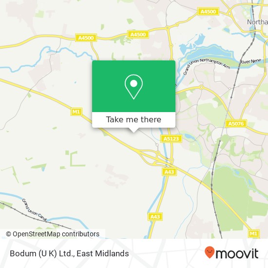 Bodum (U K) Ltd. map