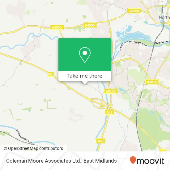 Coleman Moore Associates Ltd. map