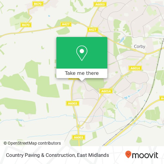 Country Paving & Construction map