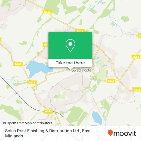 Solus Print Finishing & Distribution Ltd. map