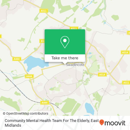 Community Mental Health Team For The Elderly map