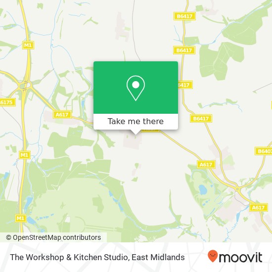 The Workshop & Kitchen Studio map