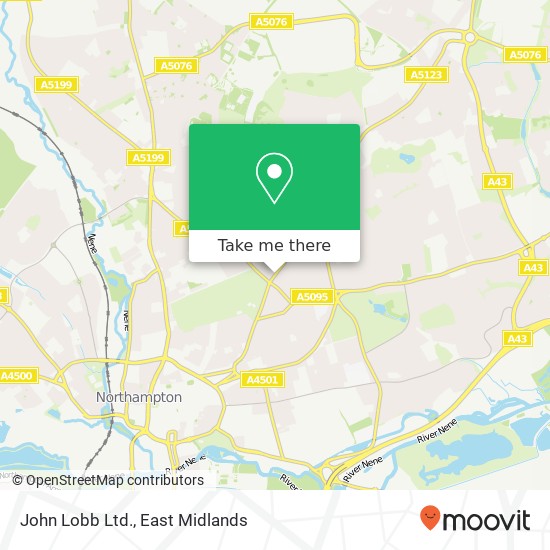 John Lobb Ltd. map