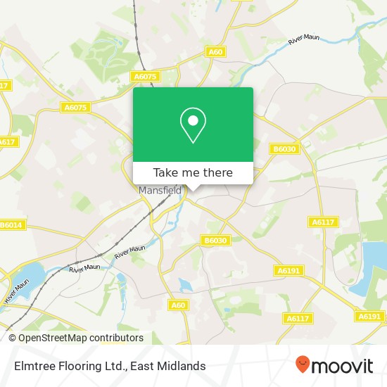 Elmtree Flooring Ltd. map