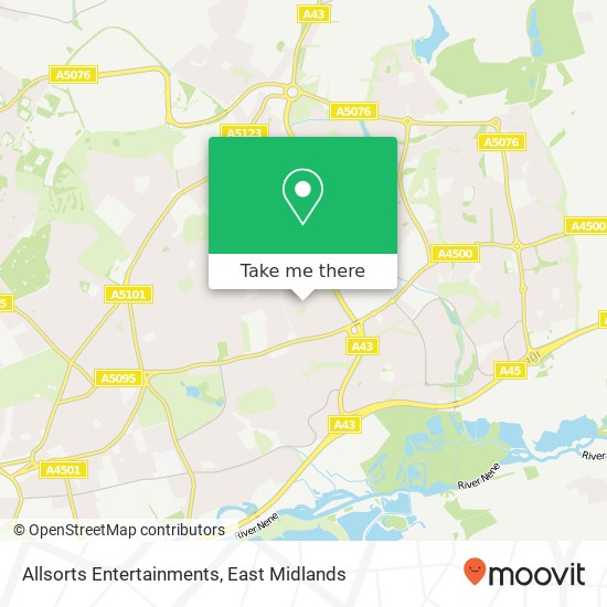 Allsorts Entertainments map