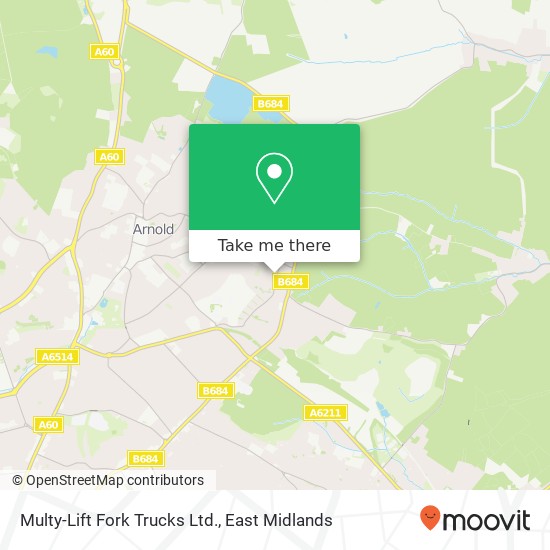 Multy-Lift Fork Trucks Ltd. map