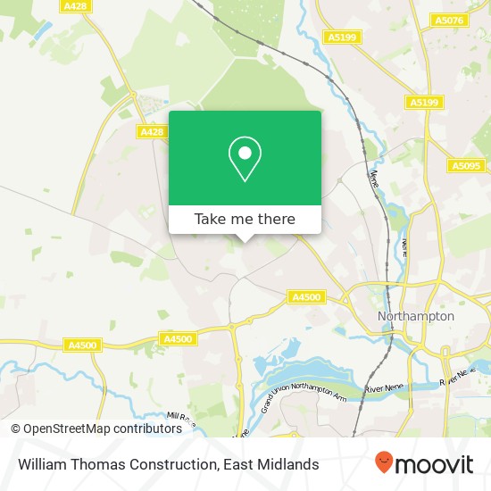 William Thomas Construction map