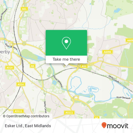 Esker Ltd. map