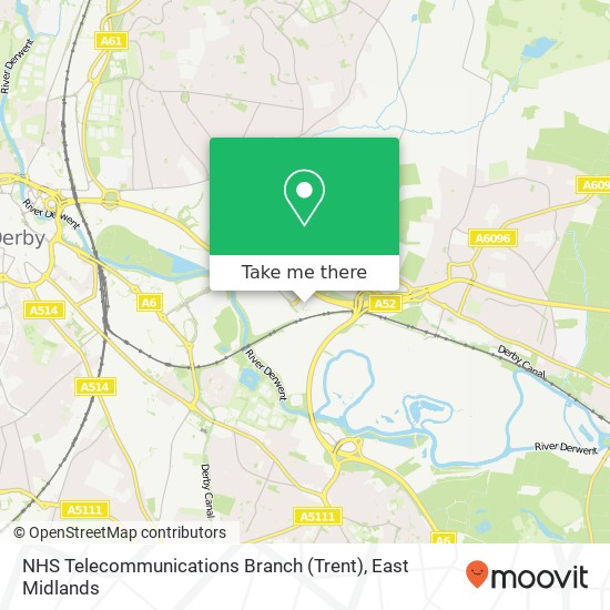 NHS Telecommunications Branch (Trent) map