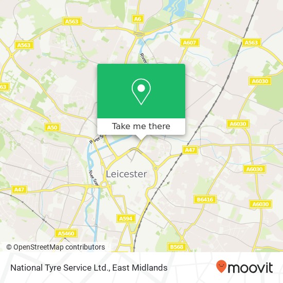 National Tyre Service Ltd. map