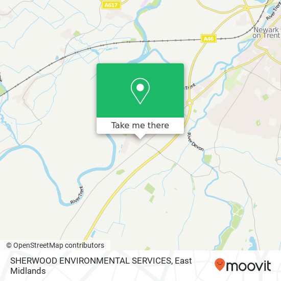 SHERWOOD ENVIRONMENTAL SERVICES map