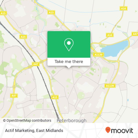 Actif Marketing map
