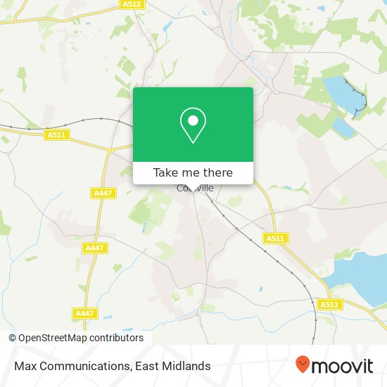 Max Communications map