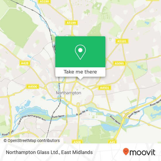 Northampton Glass Ltd. map