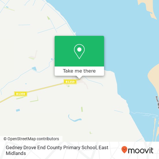 Gedney Drove End County Primary School map