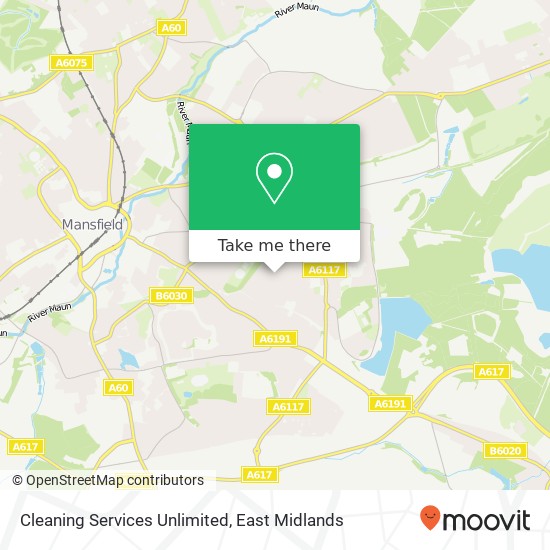 Cleaning Services Unlimited map