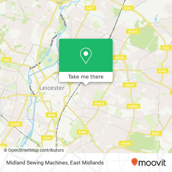 Midland Sewing Machines map
