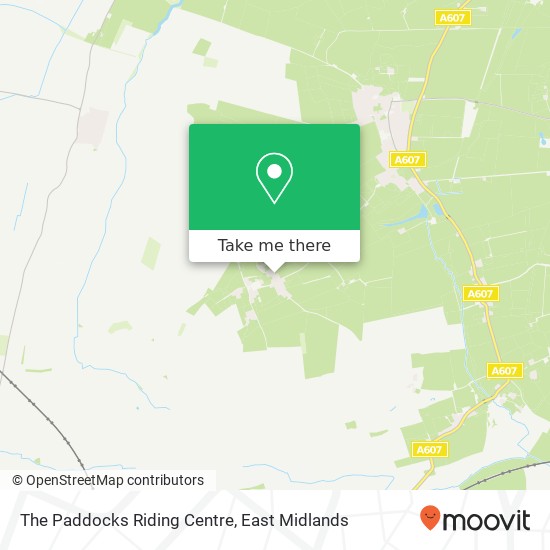 The Paddocks Riding Centre map