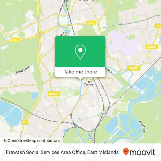 Erewash Social Services Area Office map