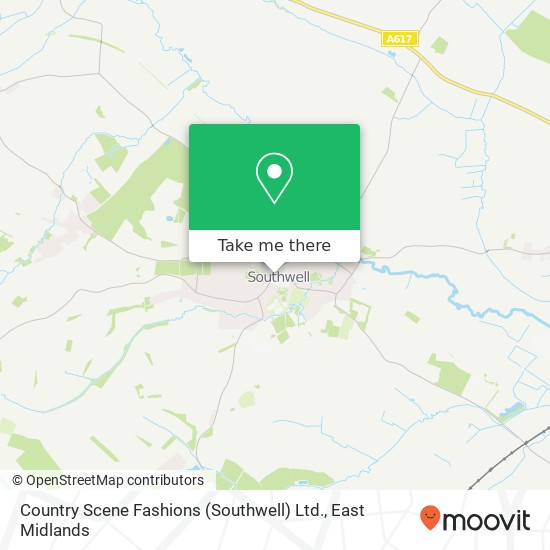 Country Scene Fashions (Southwell) Ltd. map