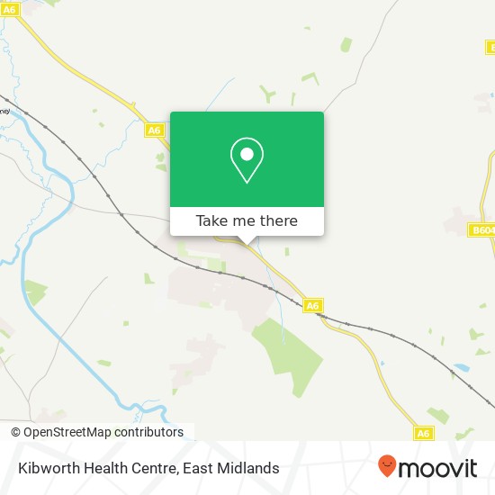 Kibworth Health Centre map