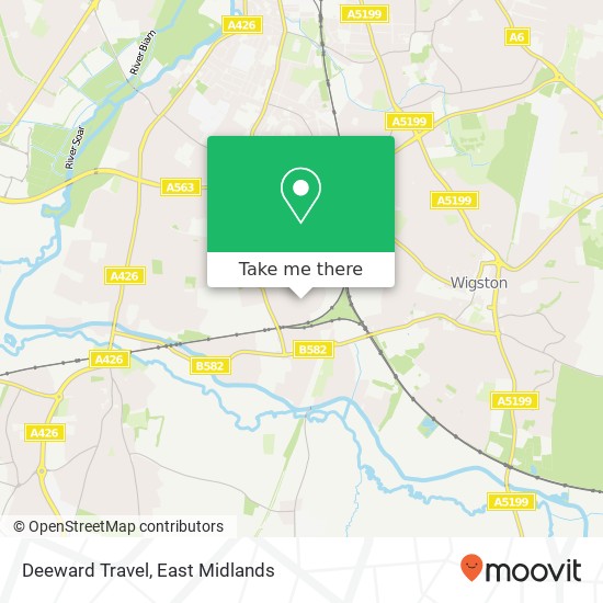 Deeward Travel map